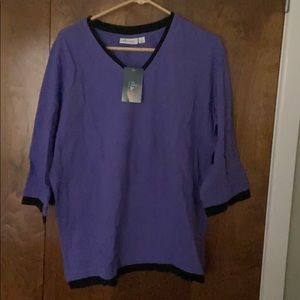 D&Co Purple top 1X